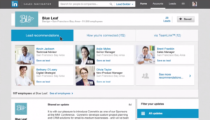 Linked In Sales Navigator